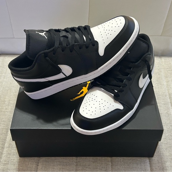 Nike Air Jordan Other - Jordan 1 Low Black and White Athletic Shoes